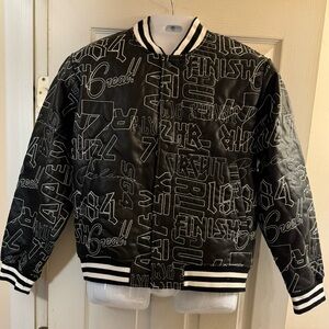 Embroidered Varsity Letterman Jacket